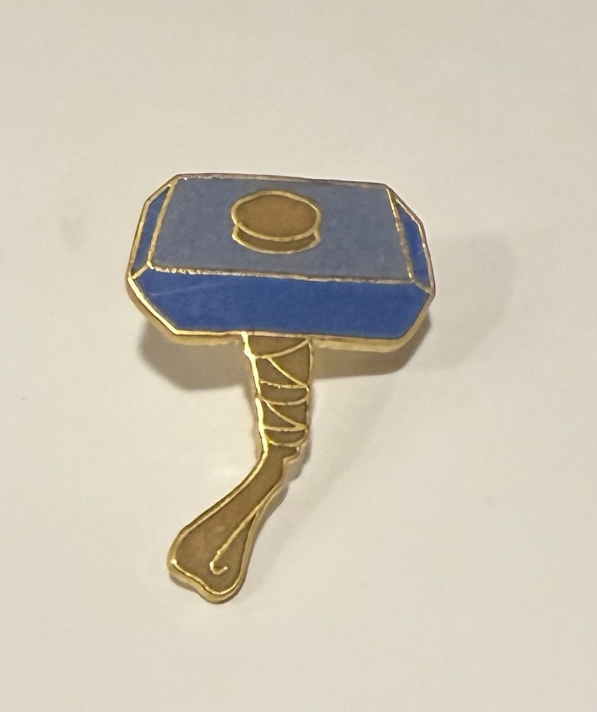 Mjolnir Thor Hammer #094 Planet Studios Vintage 1990 Pin