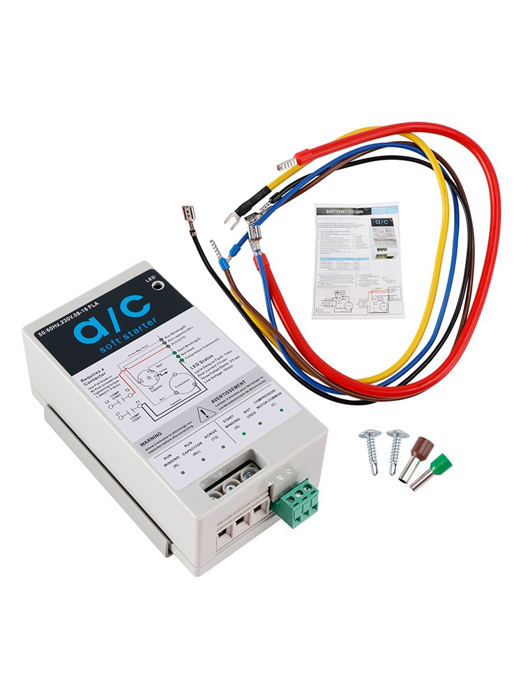 ❄️08-16A Soft Start Module For 1.75-3.5 Ton AC Units Reverse Motor Protection