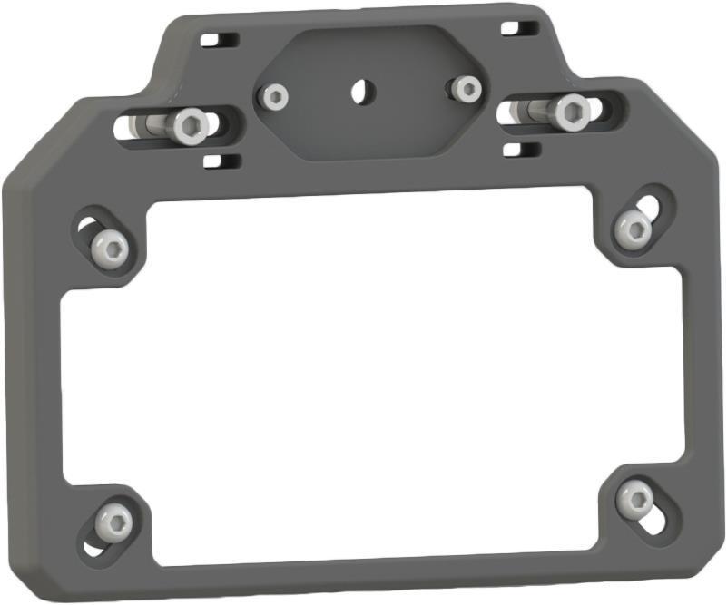 Adjustable License Plate Bracket W/ Led Light