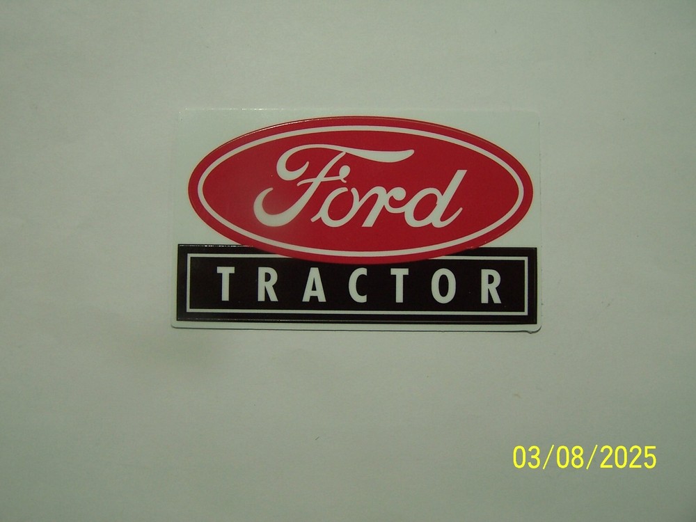 Ford Tractor Oval Scripted Decal Several Color Combos