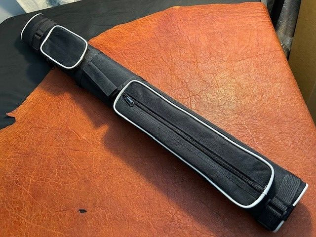 TNT Hard 2x2 Pool Cue Case. Black/Grey