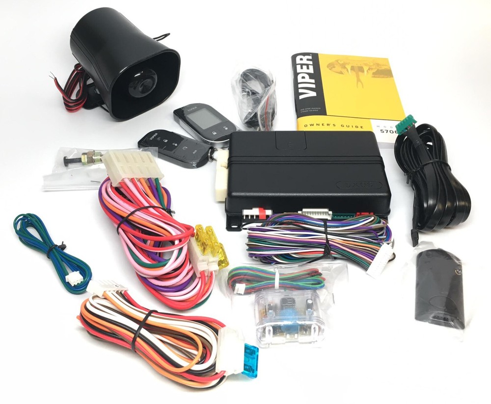 Viper 5706V 2-Way Car Alarm Security and Remote Start System with LCD Remote