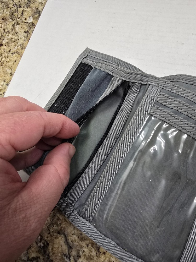 Volcom Tri-fold Wallet Vintage Gray