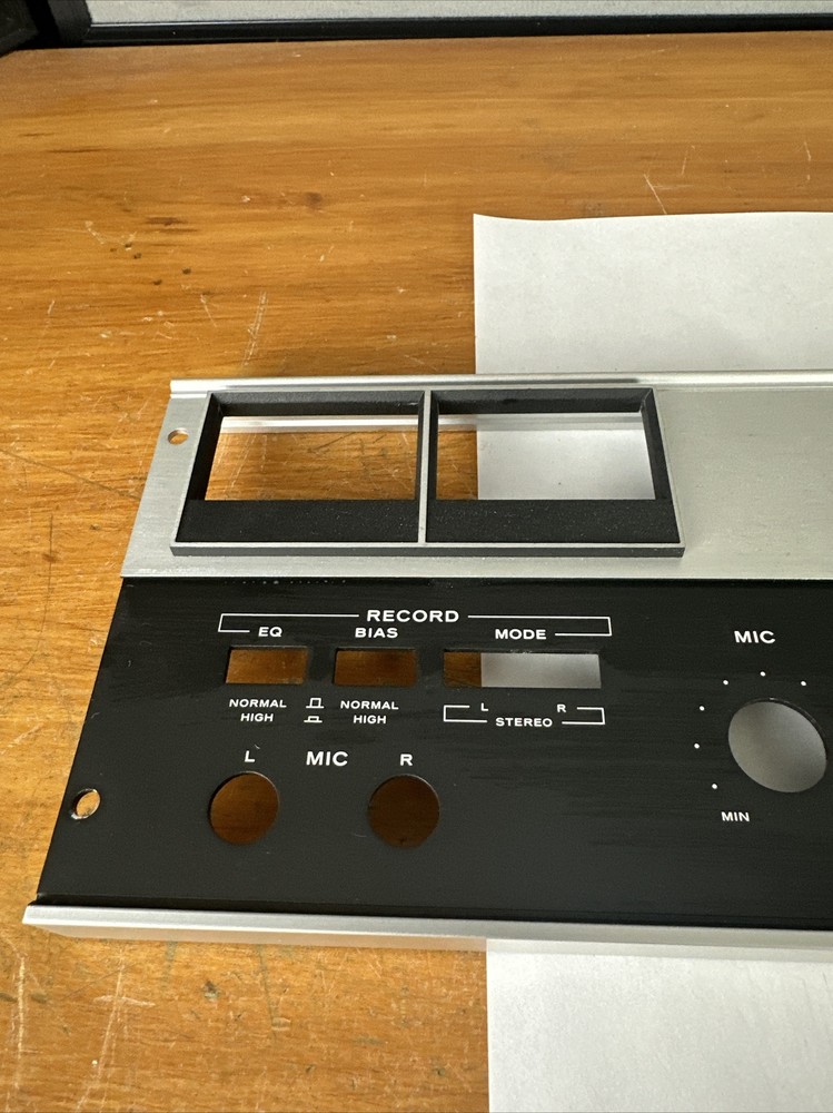 Vintage Teac A4070 G Replacement Part Lower Face Plate