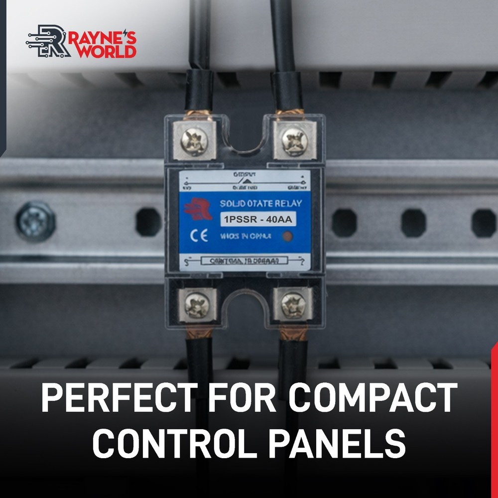 40 Amp AA Solid State Relay SSR - AC to AC - 70-280VAC Control - 24-480VAC Load