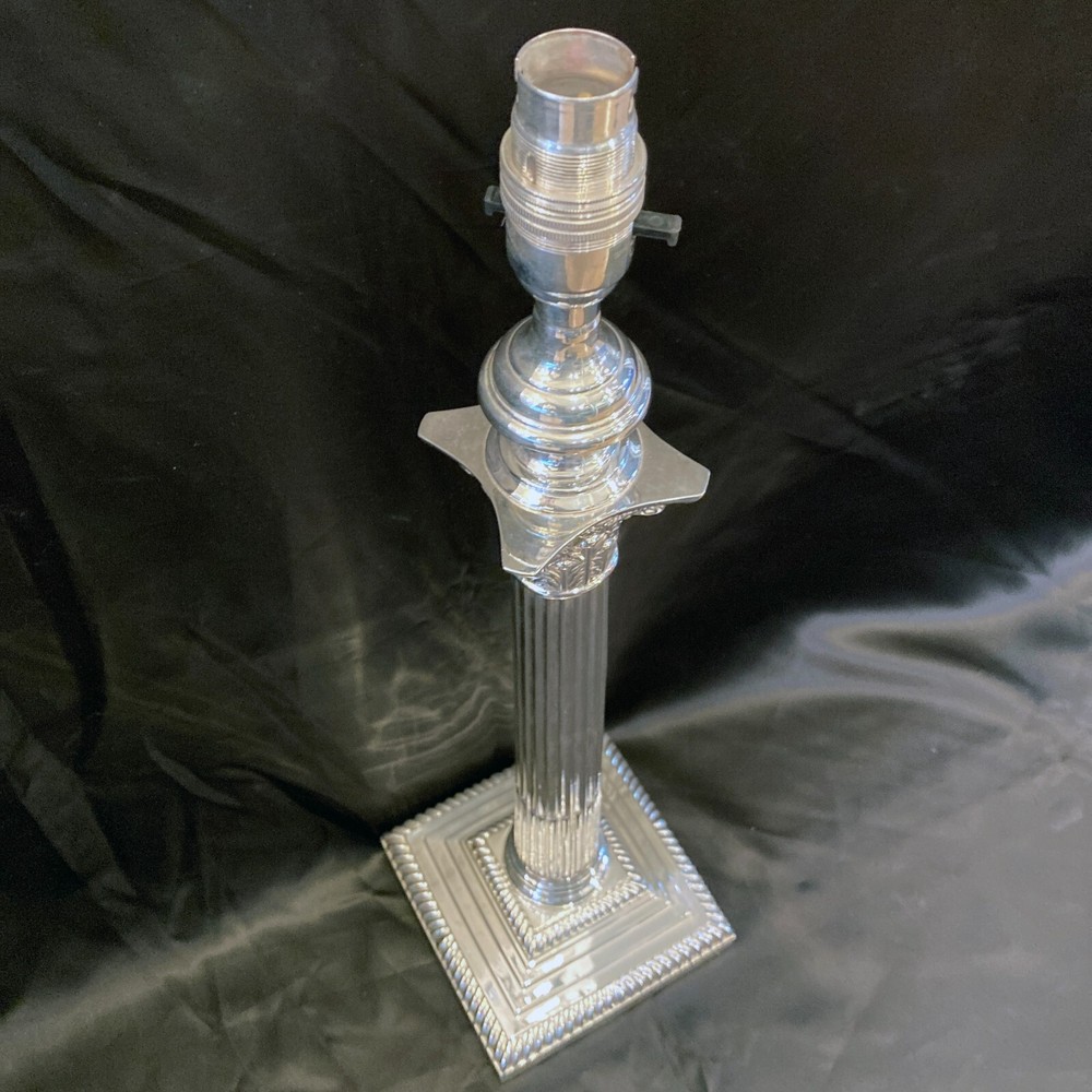 sterling silver Corinthian column By Hanksworth &Eyre