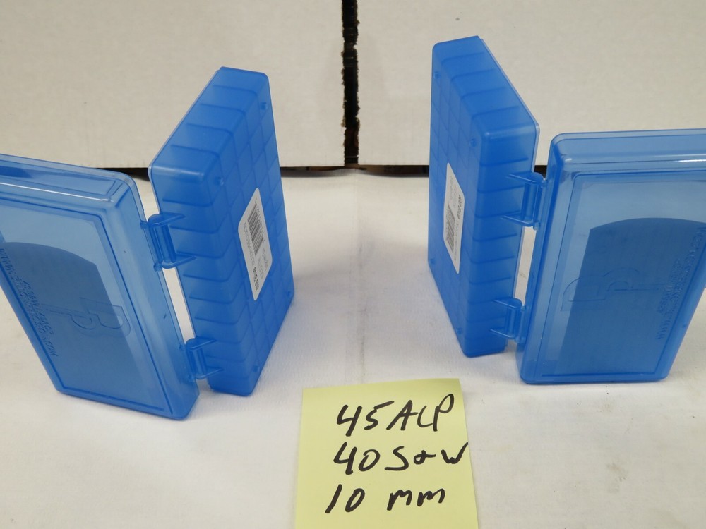 Dillon Precision 2 Pack New Style Ammo Box 50 Round 45ACP10MM40S&W Ammo Storage