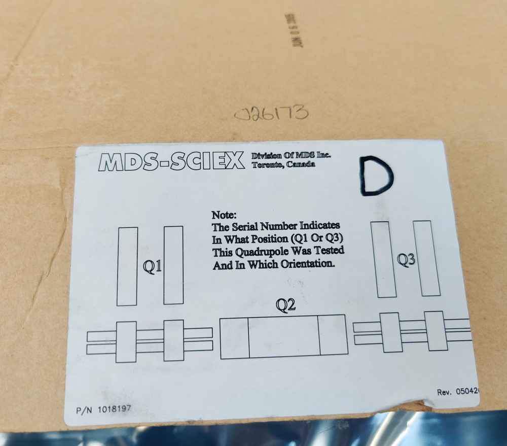AB Sciex API 2000 3000 MS Q2 Collision Cell Quadrupole Rod Assembly 1018197