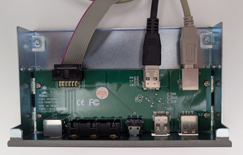 Turtle Beach VideoAdvantage PCI Capture Card TB400-1500-01 w/ 5.25" Front Panel