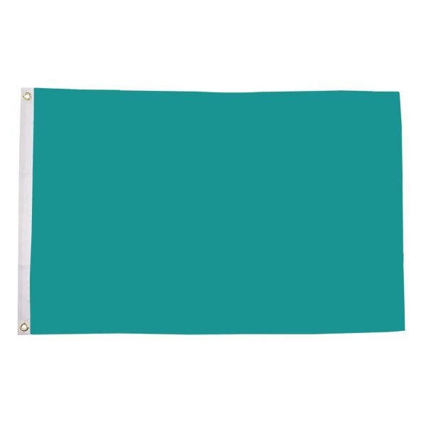 5ft 3ft 2ft 5' 3' 2' 150 90 60 cm Plain Turquoise Unprinted Banner Flag Flags