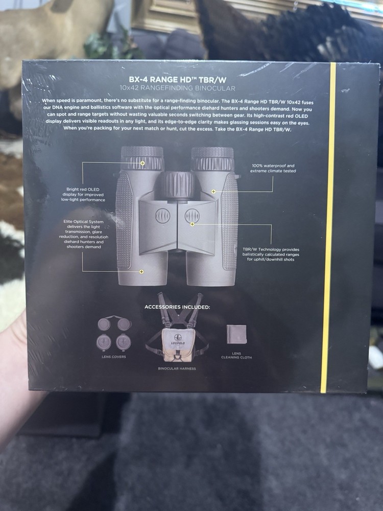 Leupold BX-4 Range HD TBR/W 10x42mm Range Finding Binocular