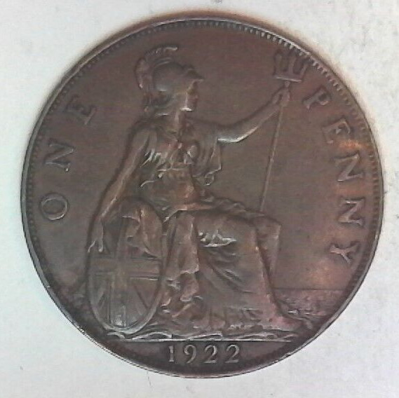 Nice 1922 Great Britian Penny Buy it Now