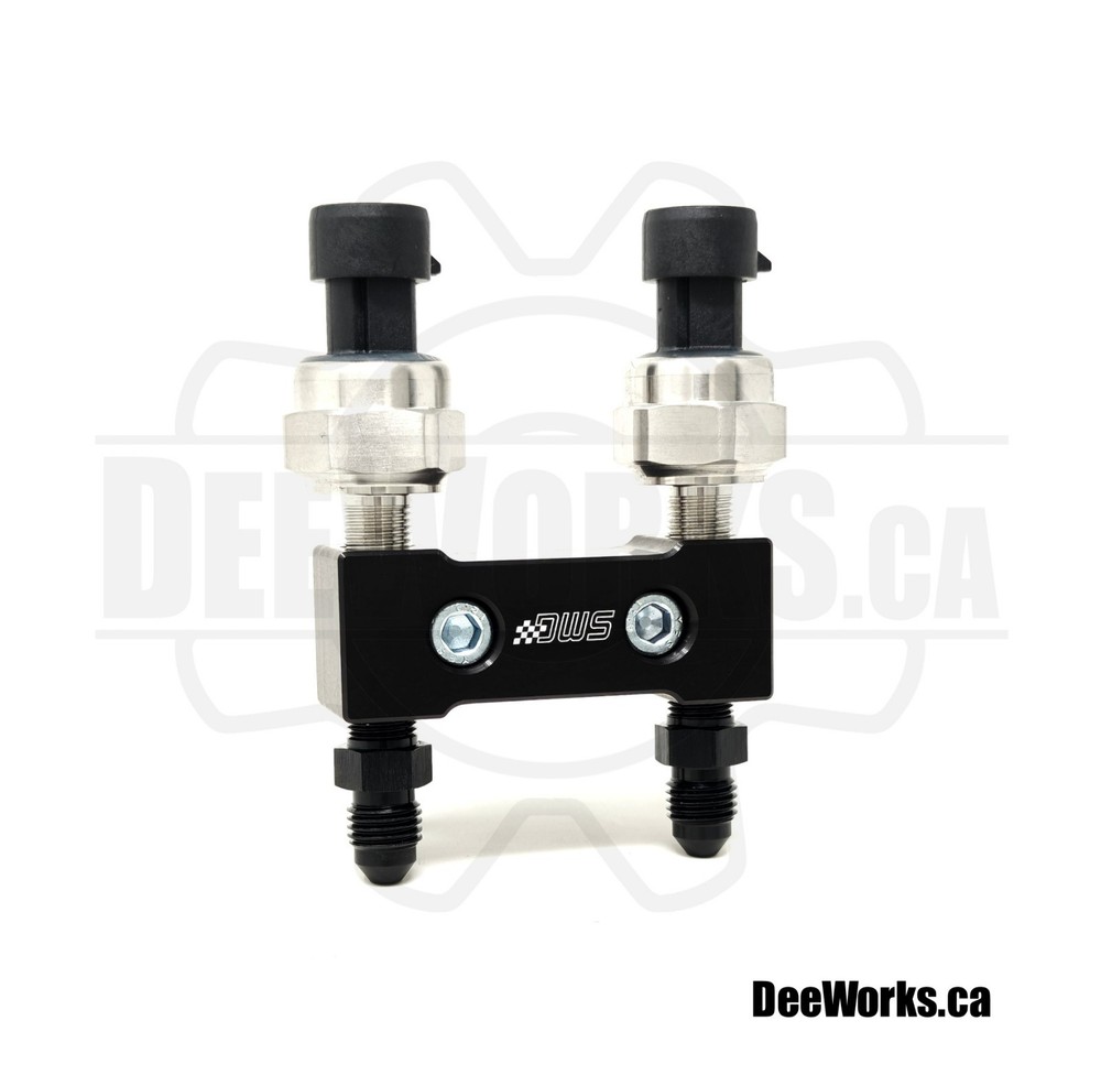 2 Port Remote Sensor Block Mount - Billet Aluminum