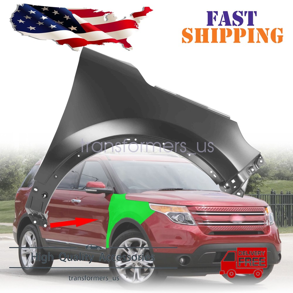 Fender For Ford Explorer 2011-2015 Front Passenger Side Primed Steel BB5Z16005A