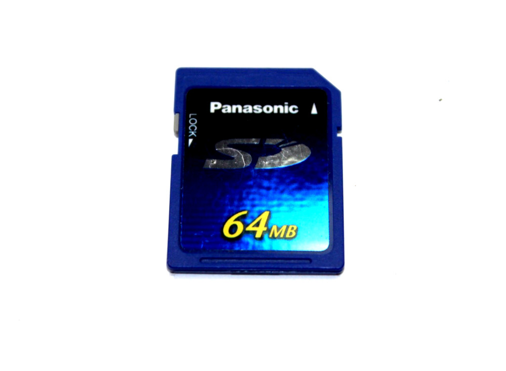 Panasonic 64MB MEGABYTE SD Camera Memory Card Working