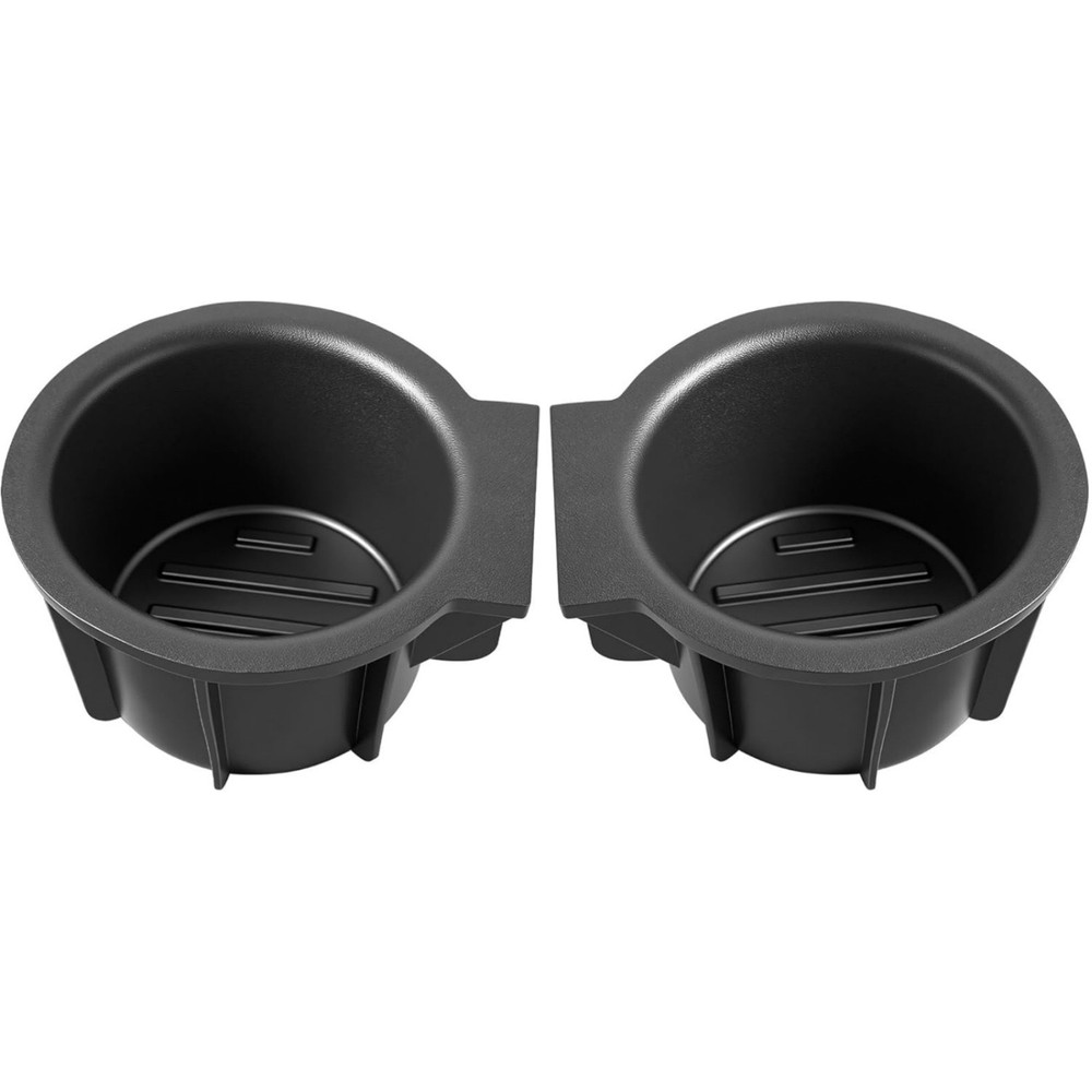 2X High Quality Cup Holder Insert For Ford F150 Flow Through Console 2009-2014