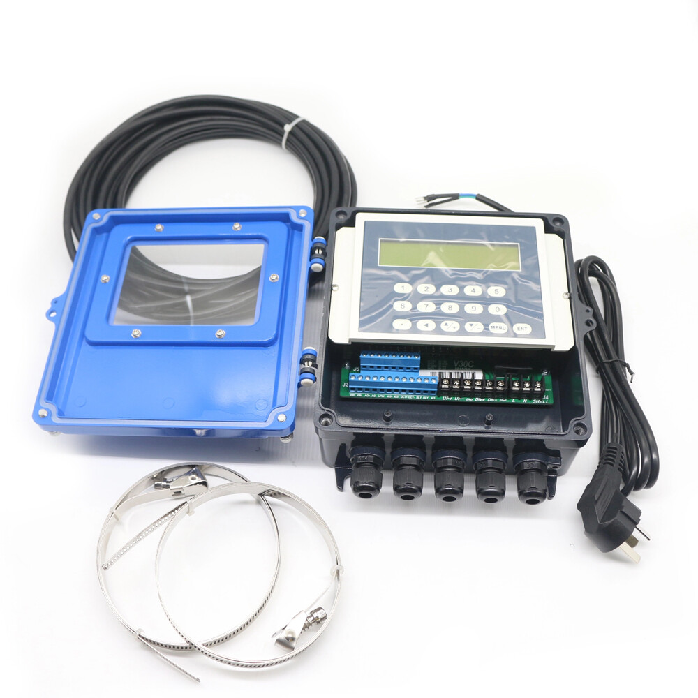 Ultrasonic Flow Meter Liquid Flowmeter DN50-700mm Fixed Wall-mount Flowmeters