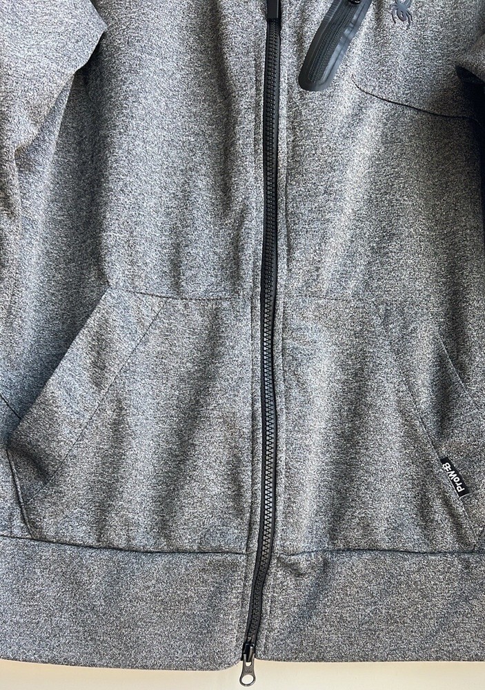 SPYDER Active Men's Full Zip Jacket Gray Size M