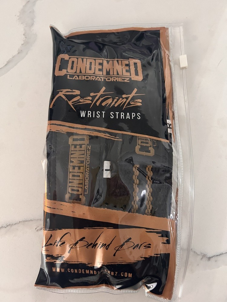 CONDEMNED LABZ set of RESTRAINTS Wrist wraps