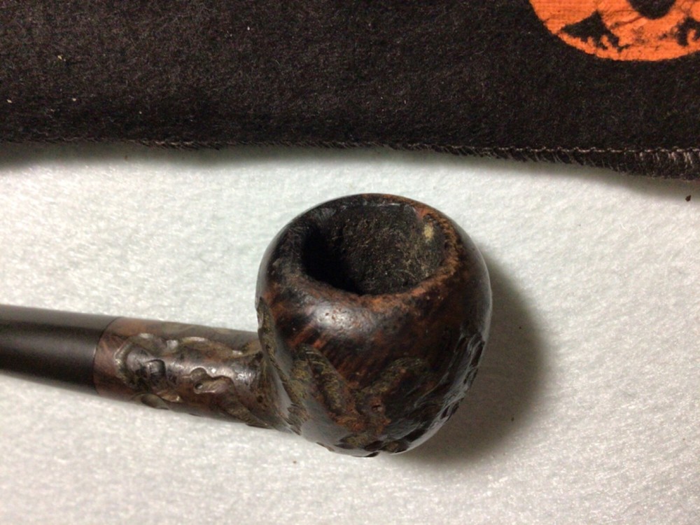 Dr Grabow Rustic Tobacco Pipe. White spade