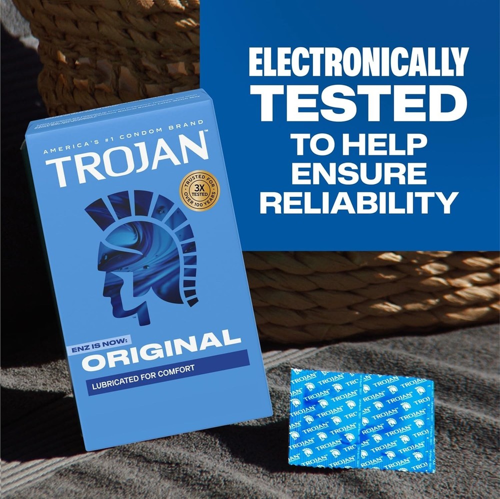 Trojan ENZ Classic Latex Condoms, 36 Count Value Pack - Explore with Confidence