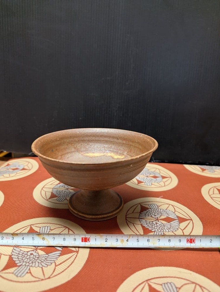 Tea Utensils with elevated stand brown approx 15cm