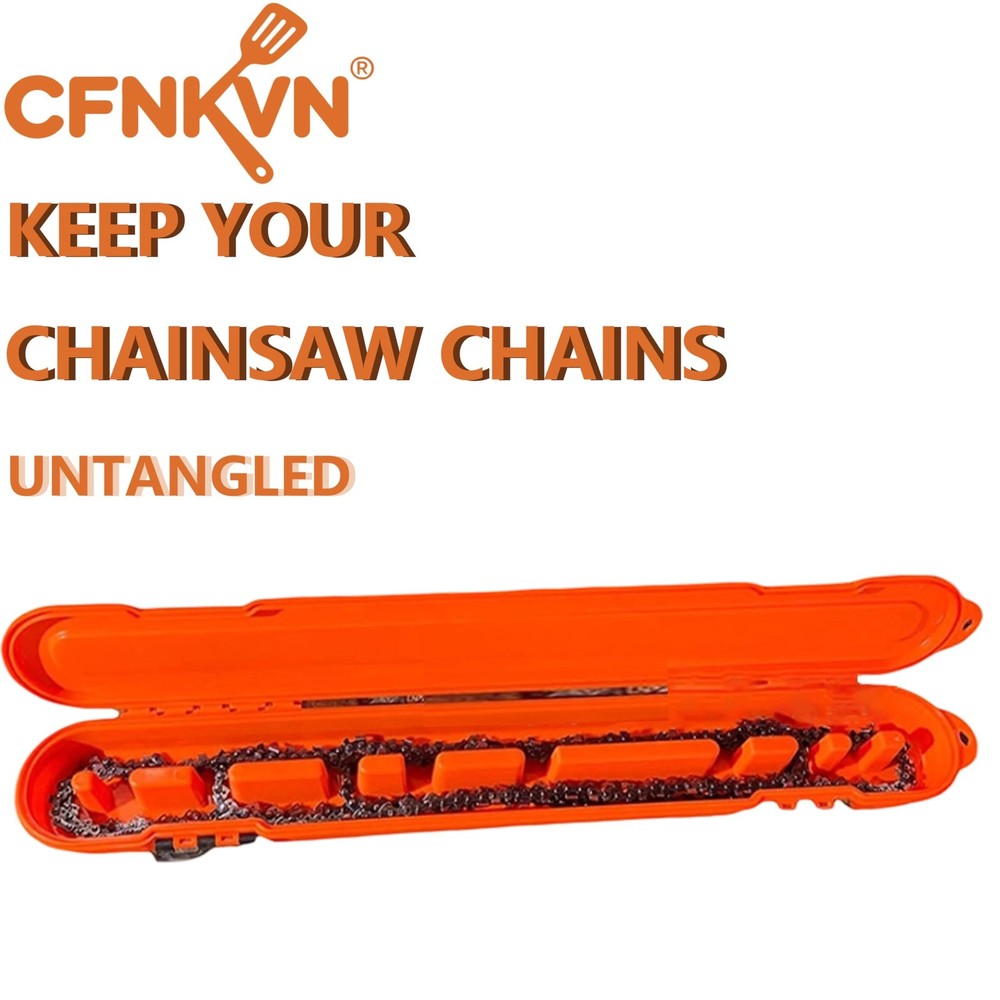 Chainsaw Chain Storage Box, Chainsaw Accessories, Universal Portable Holder C...