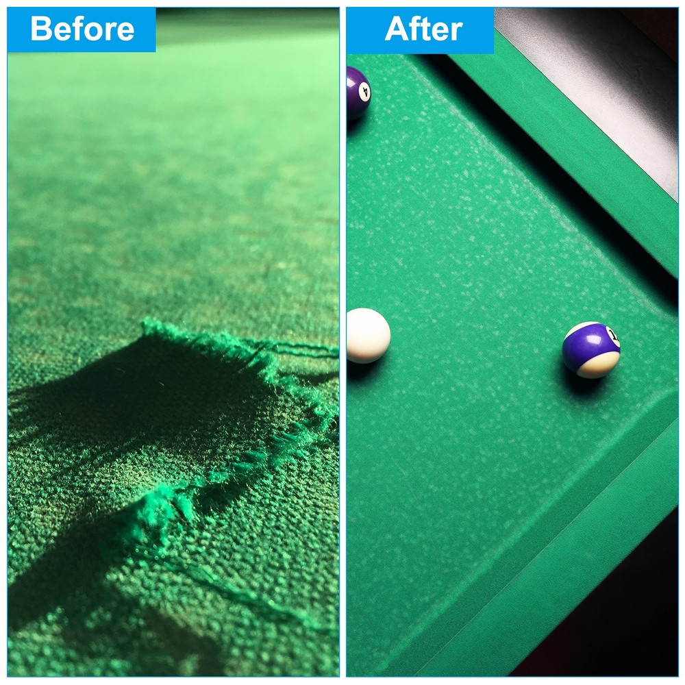 Billiard Cloth 7ft Professional Pool Table Felt with 6 Felt Cloth Strips Blue