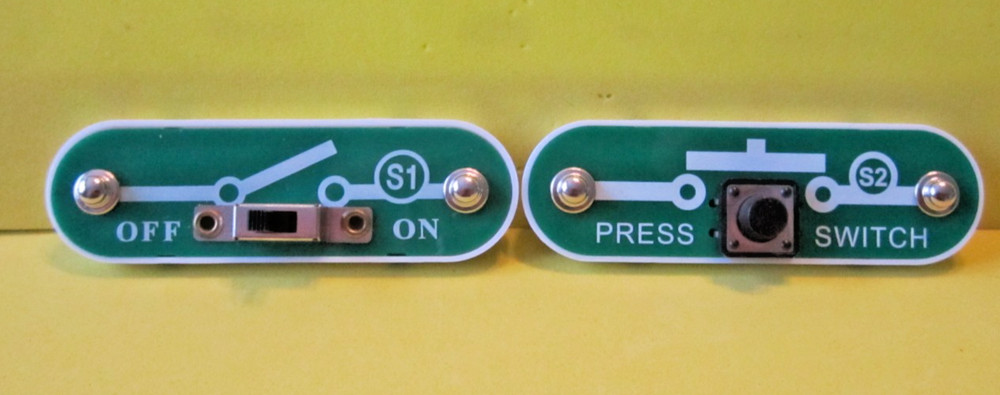 Snap Circuits Elenco S1 & S2 Green Switch Replacement Part Snap Arcade