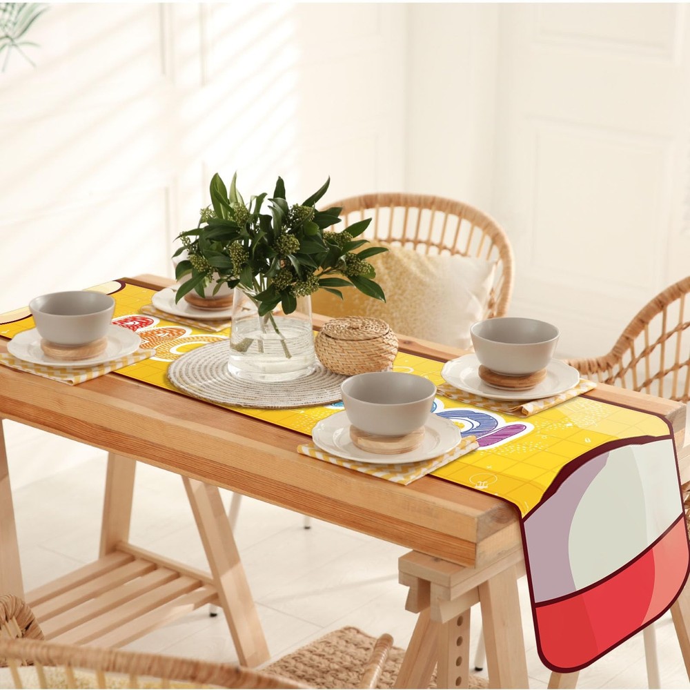 Welcome Back To School Table Runner First Day Classroom Decoration 13x72