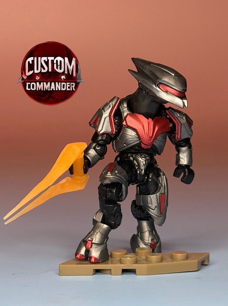 Mega Construx Custom Halo Elite Silent Shadow Minifigure Painted