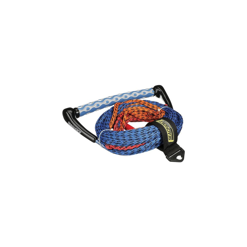 Seachoice 86733 3-Section Water Ski or Wakeboard Rope, 75'