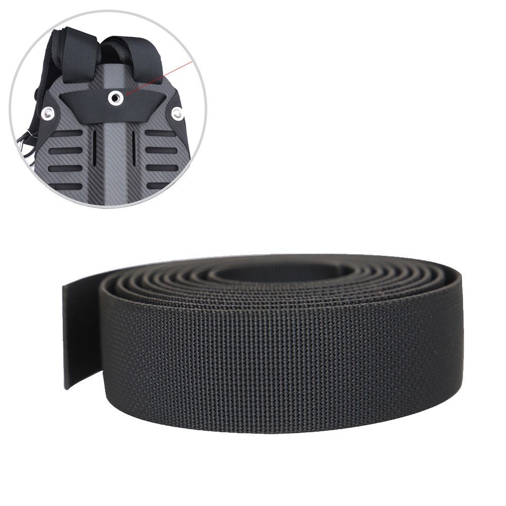 3.5m Technical Scuba Diving Backplate Webbing Dive For All Wing Backplats