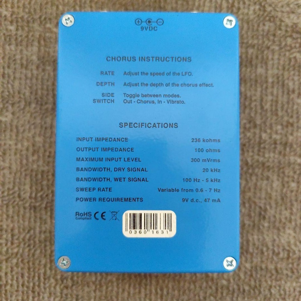 ROSS Chorus Pedal Main Unit Only