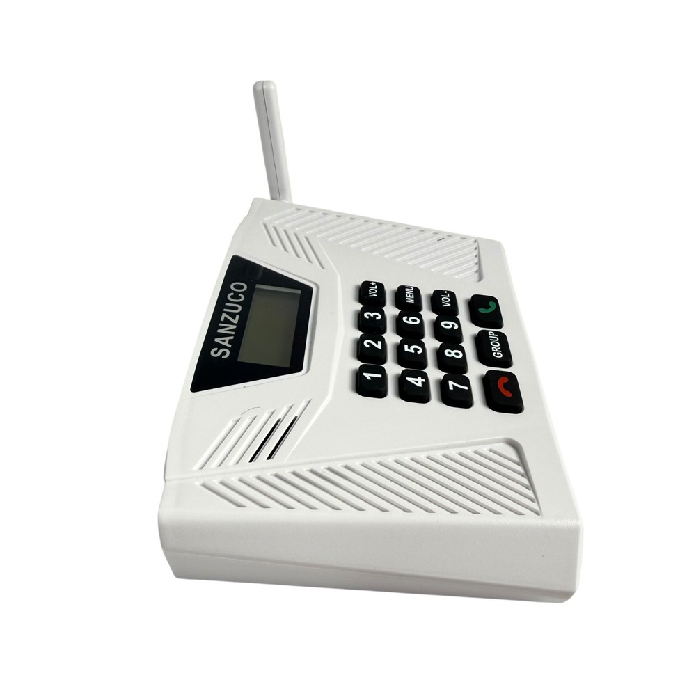 Wireless Intercoms for Home Hand Free 5300 Feet Range Two Way Intercoms (4 Pack)