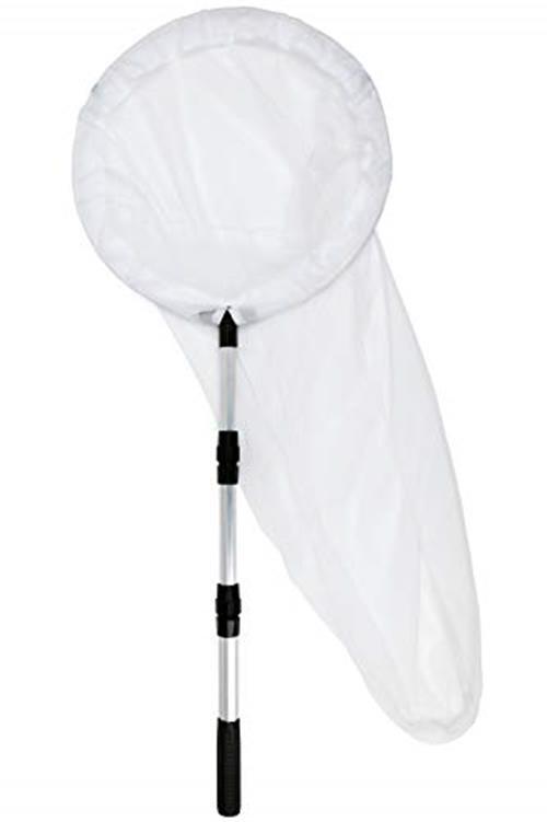 RESTCLOUD Butterfly Net with 16" Ring, 36" Net Depth, Handle Extends to 36