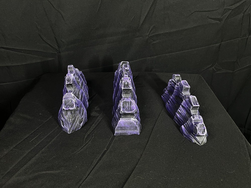 Alien Wargaming Terrain Set Compatible With Warhammer 40K Fully Painted