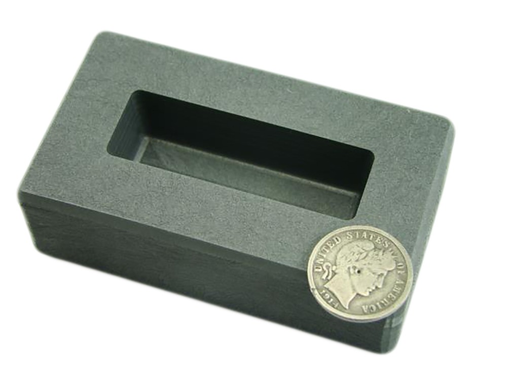 4oz KitKat Gold Bar High Density Graphite Ingot Mold 2oz Silver -Copper