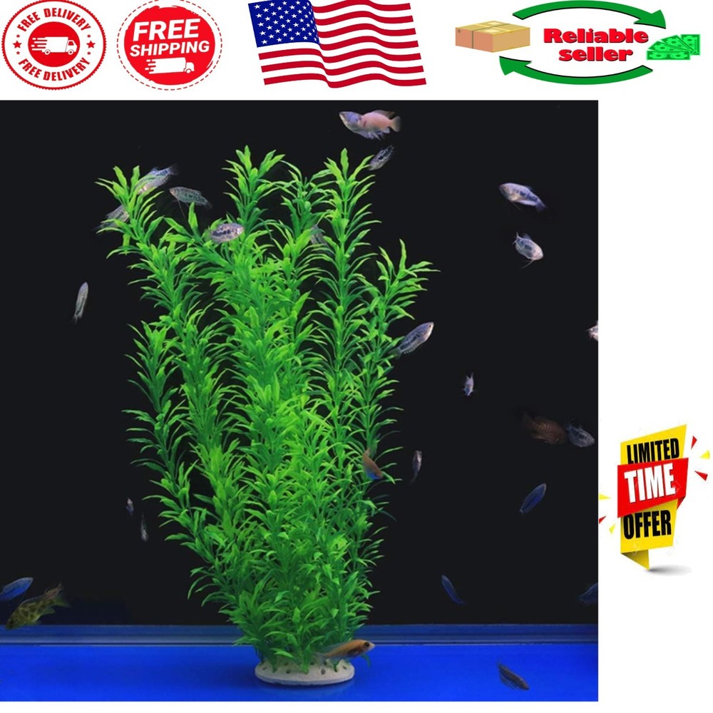 Natural Green Aquarium Decoration - 21