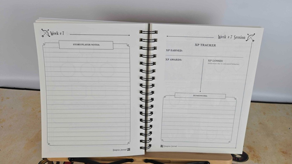 The Game Master's Dungeon Journal - DnD Dungeon Master Notebook - Green