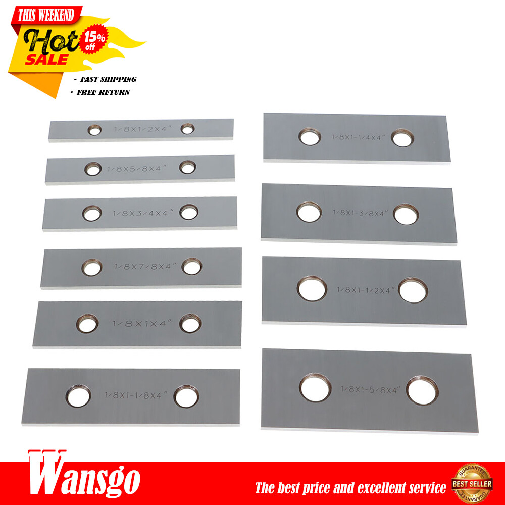 10Pair  1/8 x 4" Precision Parallel Set 0. 001" Hardened Steel In Case