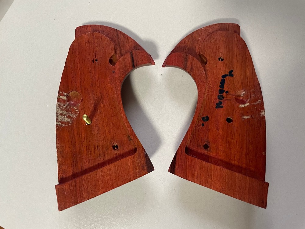 New Handle grips For Colt Python (I, E Frame) grip, Hard wood grips, handmade