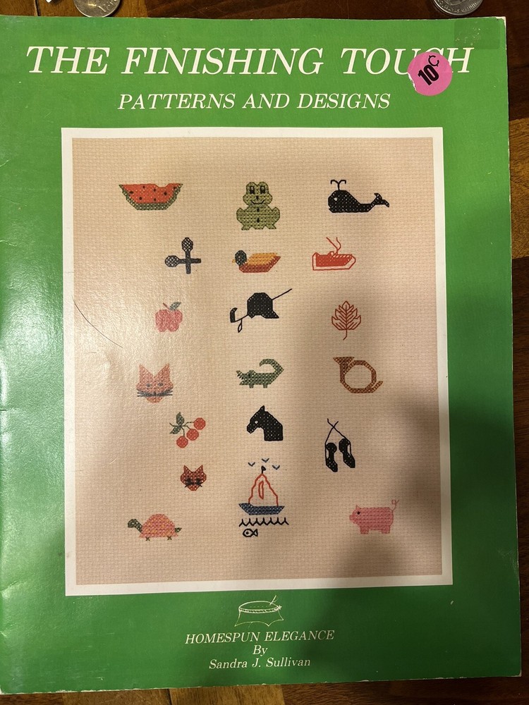 Homespun Elegance “The Finishing Touch” Cross Stitch pattern booklet