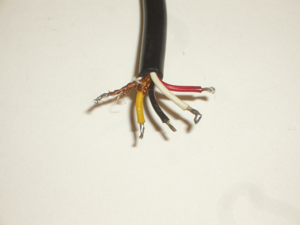 VANCO CBM2 DYNAMIC MICROPHONE 5 WIRE WITH BARE WIRE END NO CONNECTOR