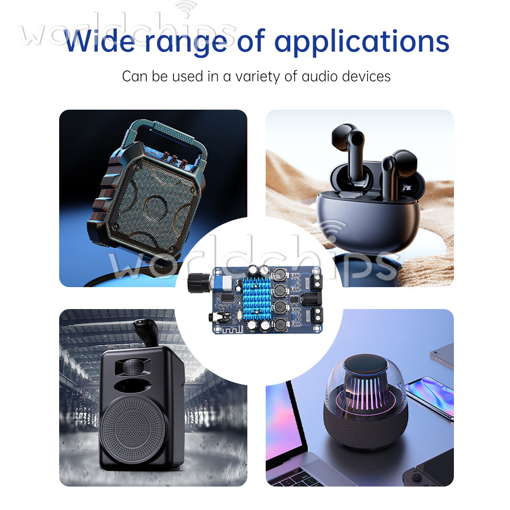 TPA3116D2 Digital Amplifier Board Class D Bluetooth Power Audio Amplifier Board