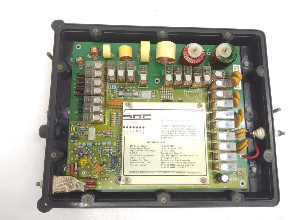 SGC SMARTUNER AUTOMATIC ANTENNA COUPLER SG-230 SSB MF/HF