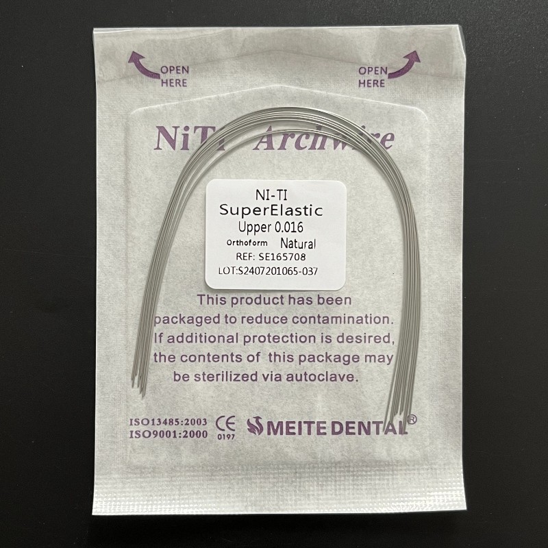 10Pcs Dental Ortho Niti Super Elastic Ovoid/Natural Rectangular/Round Arch Wire