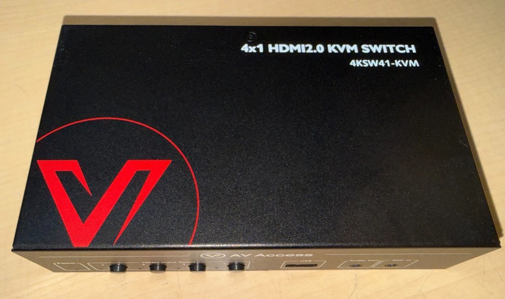 AV Access 4x1 HDMI2.0 KVM SWITCH 4KSW41-KVM