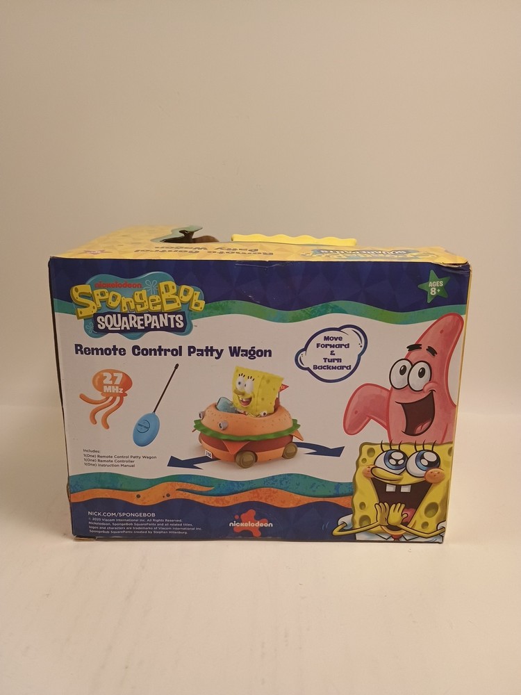 SpongeBob SquarePants Patty Wagon Burger Remote Control Car Wireless Toy