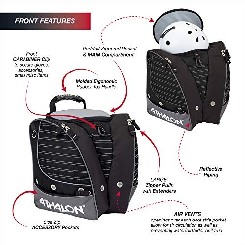 Everything Ski Boot Bag and Backpack – Ski - Snowboard Navy/Gray